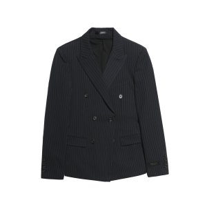 (image for) Men\'s suit dress suit two-piece slim formal striped British style B419-LJT881-P235